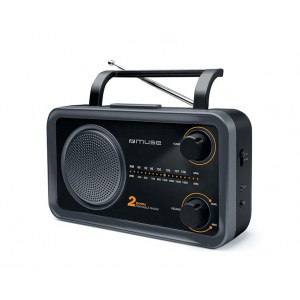 Muse | M-06DS | AUX in | Grey | 2-bands portable radio